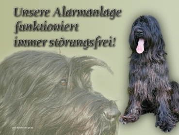 Hundewarnschild Briard (Berger de Brie) #3