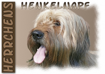 Fototasse Briard Herrchen/Frauchen