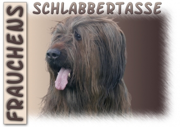 Fototasse Briard Herrchen/Frauchen