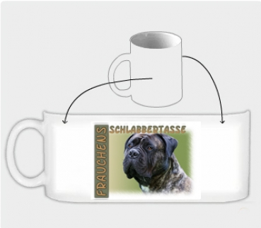 Fototasse Bullmastiff Herrchen/Frauchen