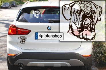 Autoaufkleber "Cane Corso" Kopf