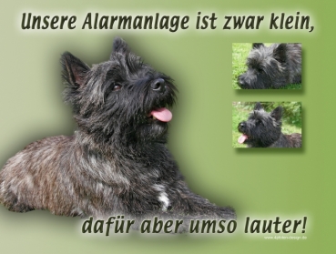 Hundewarnschild Cairn Terrier #2