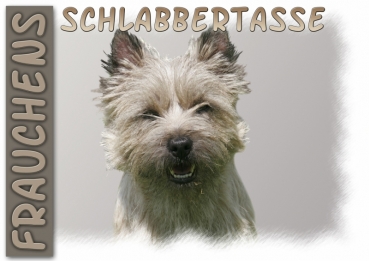 Fototasse Cairn Terrier Herrchen/Frauchen