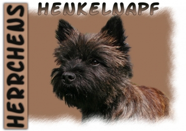 Fototasse Cairn Terrier Herrchen/Frauchen