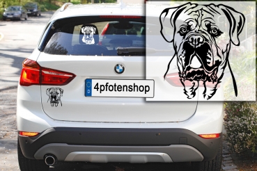 Autoaufkleber "Cane Corso" Kopf