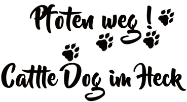 Autoaufkleber Australian Cattle Dog