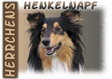 Fototasse Collie Herrchen/Frauchen