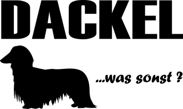 Aufkleber Dackel