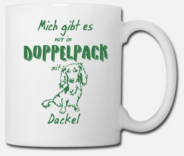 Tasse Dackel (Langhaar) "Doppelpack"