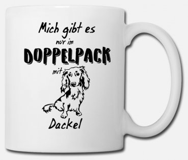 Tasse Dackel (Langhaar) "Doppelpack"