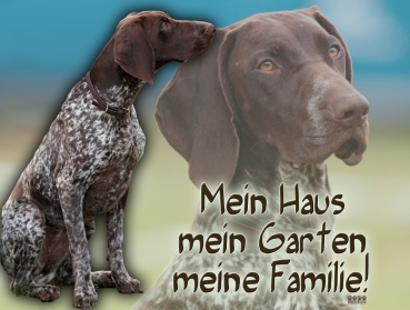 Hundewarnschild Deutsch Kurzhaar #4