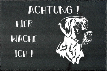 Schieferplatte Deutsche Dogge