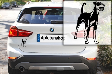 Autoaufkleber "Deutscher Pinscher" Kontur