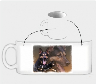 Fototasse Designertasse Deutscher Schäferhund #8