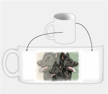 Fototasse Designertasse Deutscher Schäferhund #1