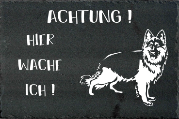 Schieferplatte Deutscher Schäferhund