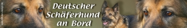 Autoaufkleber Deutscher Schäferhund