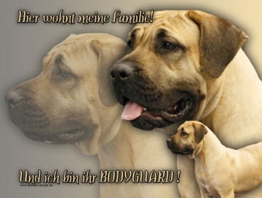 Aluminiumschild Presa Canario