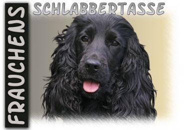 Fototasse Englischer Cocker Spaniel Herrchen/Frauchen