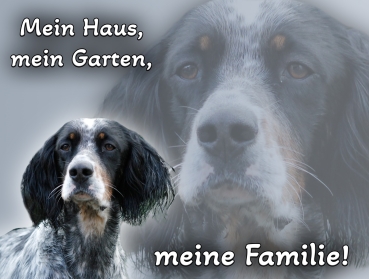 Hundewarnschild Englischer Setter #3