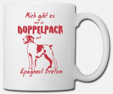 Tasse Epagneul Breton "Doppelpack"