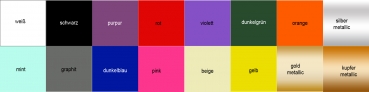 Silhouetten-Schriftzug Chart Polski