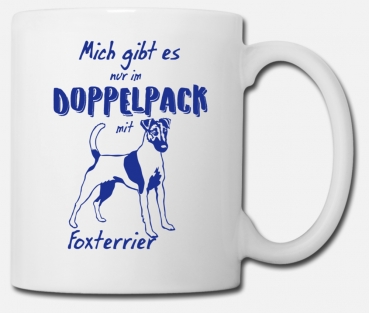 Tasse Foxterrier (Glatthaar) "Doppelpack"