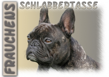 Fototasse Französische Bulldogge Herrchen/Frauchen