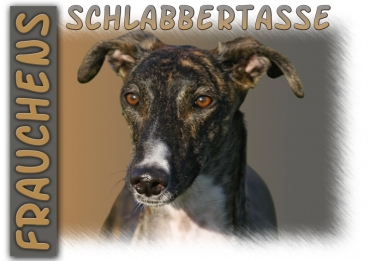 Fototasse Galgo (Spanischer Windhund) Herrchen/Frauchen