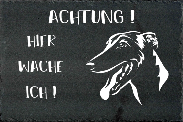 Schieferplatte Greyhound