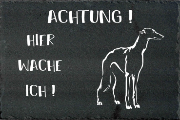 Schieferplatte Greyhound