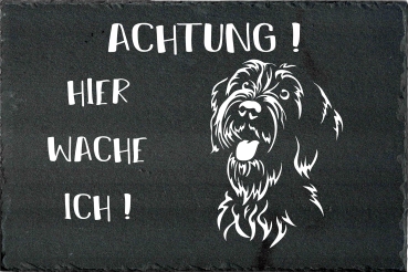 Preview: Schieferplatte Griffon Korthals