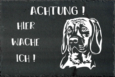 Schieferplatte Hannoverscher Schweißhund