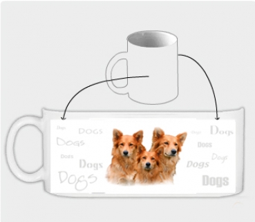 Fototasse Altdeutscher Hütehund (Harzer Fuchs) Designertasse #4