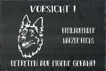 Schieferplatte Harzer Fuchs