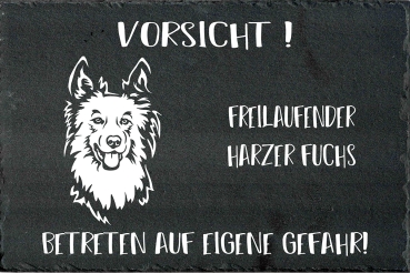 Schieferplatte Harzer Fuchs