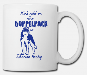 Tasse Siberian Husky "Doppelpack"