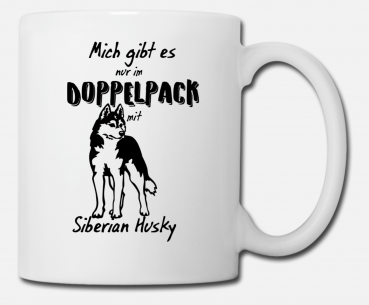 Tasse Siberian Husky "Doppelpack"