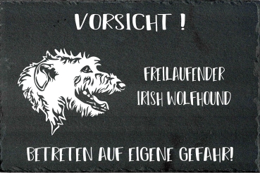 Schieferplatte Irish Wolfhound