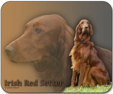 Mousepad Irish Red Setter #1