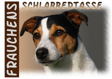 Fototasse Jack Russell Terrier Herrchen/Frauchen