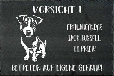 Schieferplatte Jack Russell Terrier