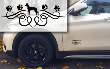 Autoaufkleber-Ornamentaufkleber Kelb-tal Fenek (Pharonenhund)