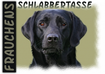 Fototasse Labrador Herrchen/Frauchen