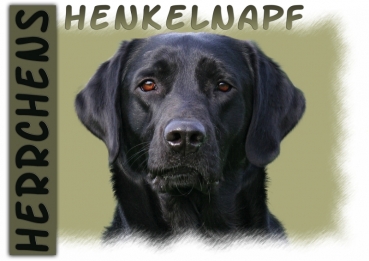 Fototasse Labrador Herrchen/Frauchen