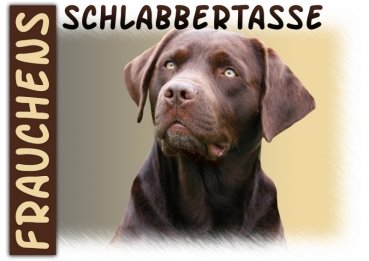 Fototasse Labrador Herrchen/Frauchen