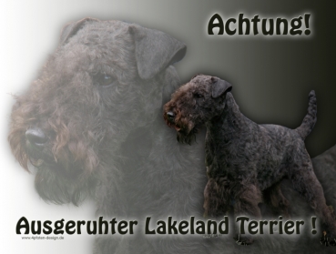 Hundewarnschild Lakeland Terrier #2