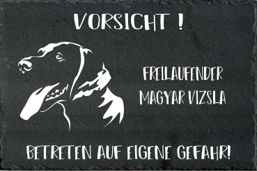 Schieferplatte Magyar Vizsla