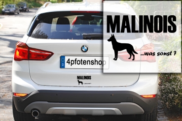 Aufkleber "Malinois ...was sonst?"