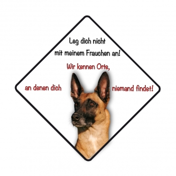 Aufkleber Malinois 10x10